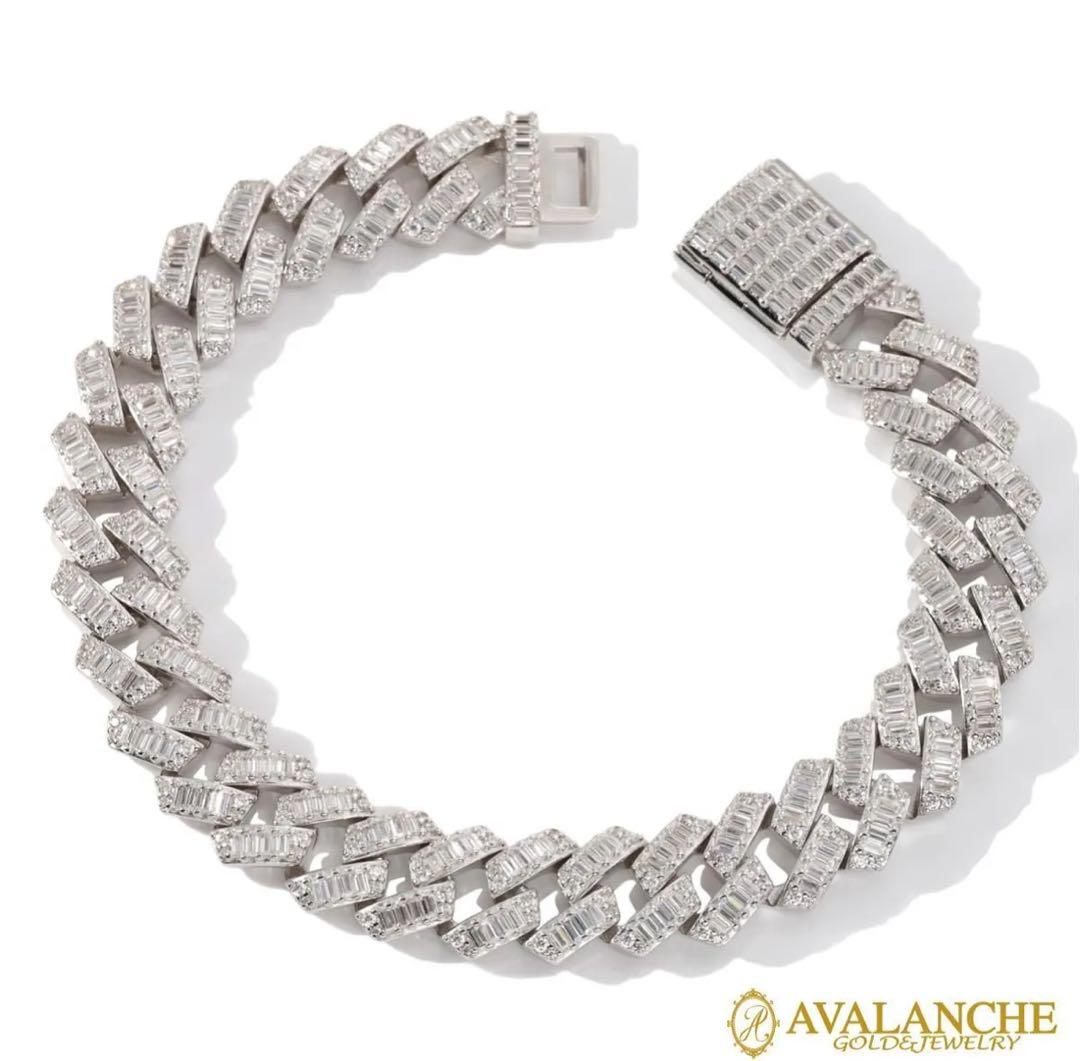 b*a様 AVALANCHE シルバーマイアミブレスレット