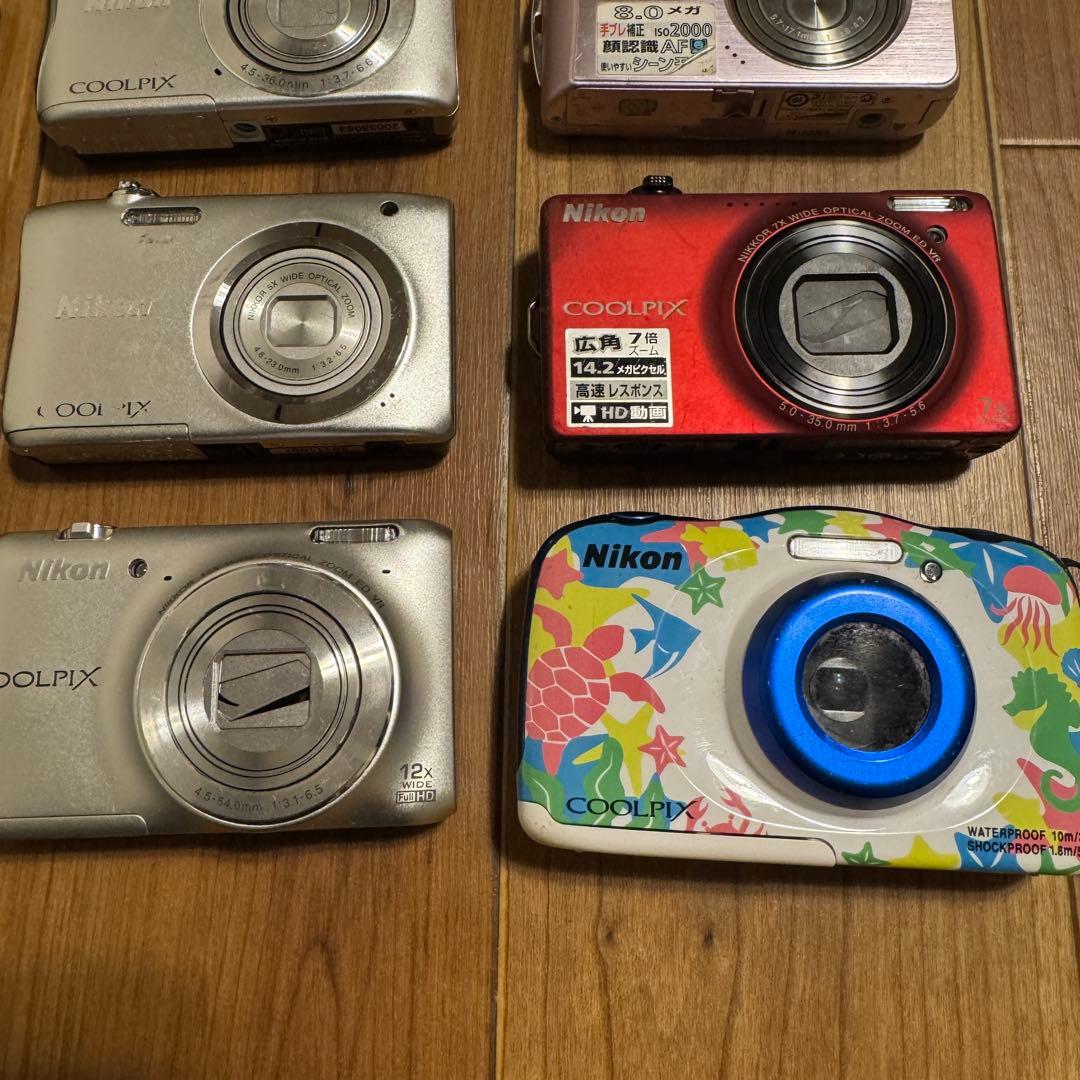ジャンク12台セット NIKON COOLPIX デジタルカメラ