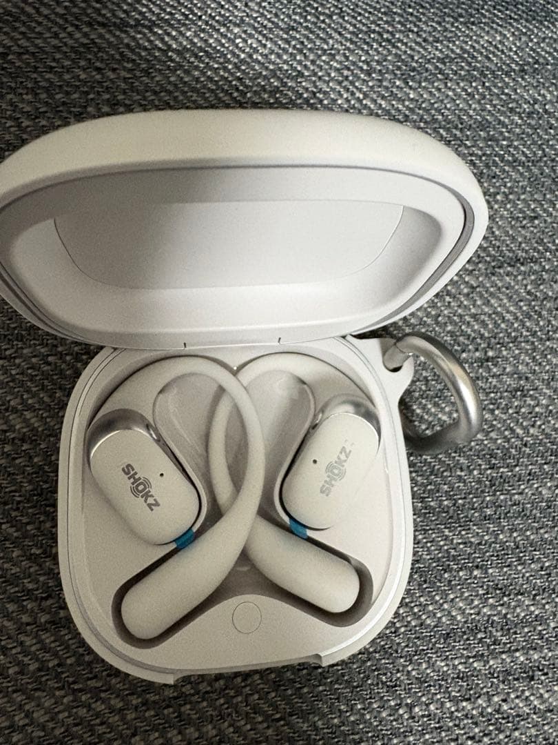 SHOKZ OPENFIT2+イヤホン(グレー)専用ケースカバー付き