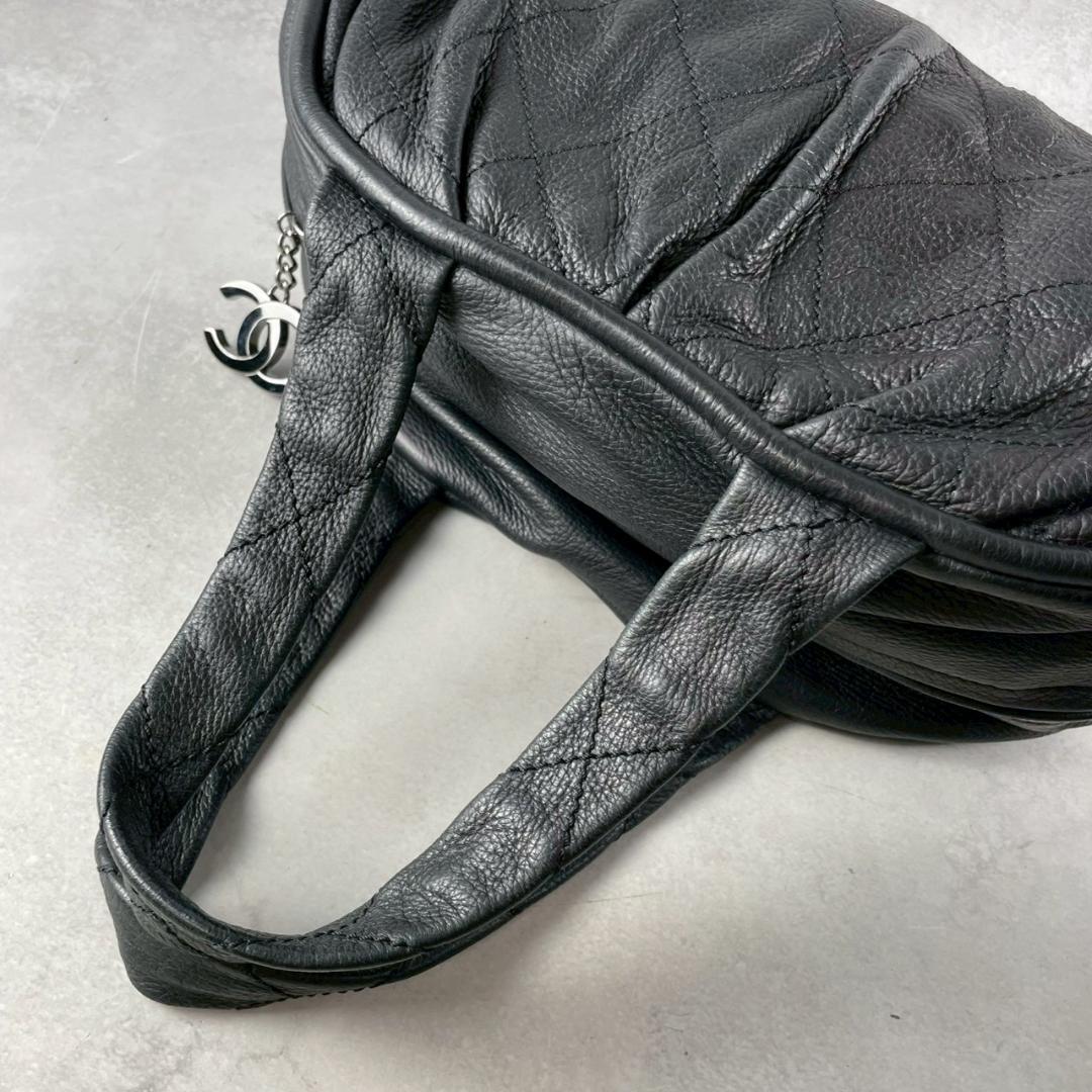 超希少&超美品 CHANEL シャネル マトラッセ ミニボストン シルバー金具