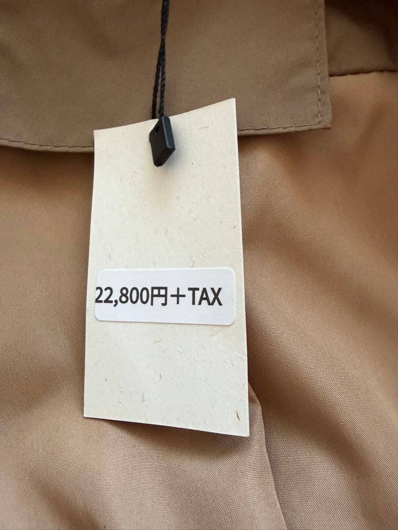 ファー付きロングダウンジャケット ホワイト