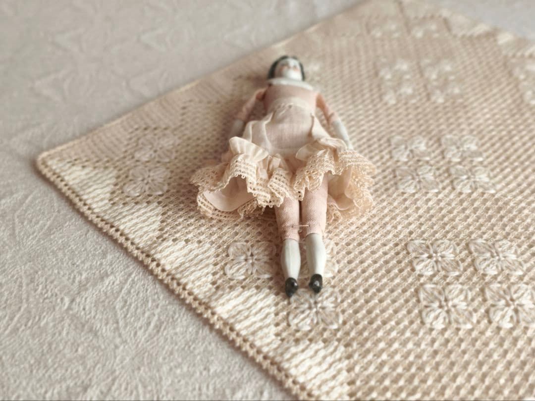 * vintage doll ୨୧ * 小さな チャイナヘッドドールさん