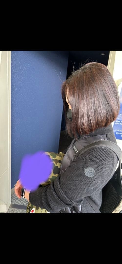 モンクレール　ダウンパーカー　着画あり