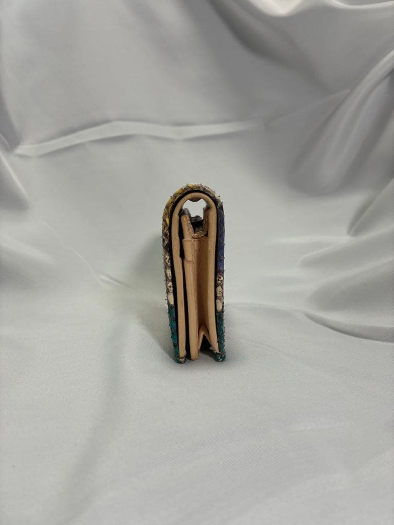 GUCCI ダブルG パイソン マルチカラー スモールウォレット 二つ折り財布