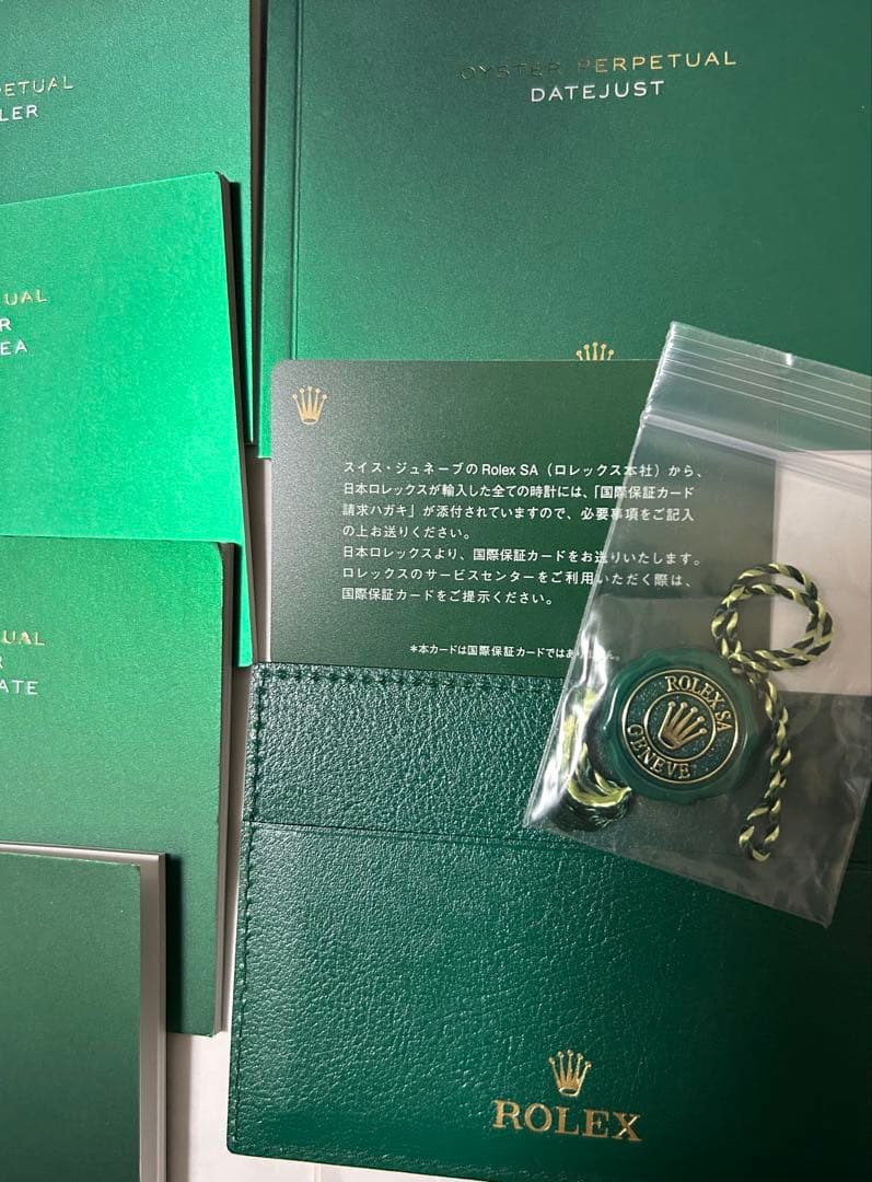 ロレックス純正デイトナ・デイトジャストMサイズ BOX 2箱 付属品 計32点