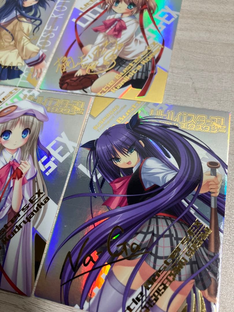 リトルバスターズ　能美クドリャフカ　Na-Ga　SSP箔押しサイン