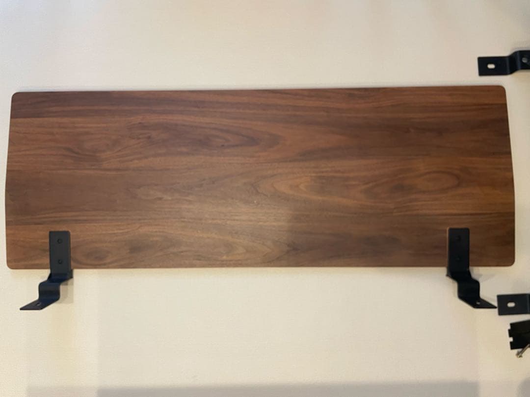 ※引取限定※無印良品　ベッド用ヘッドボード（旧型）ダブル　ウォールナット