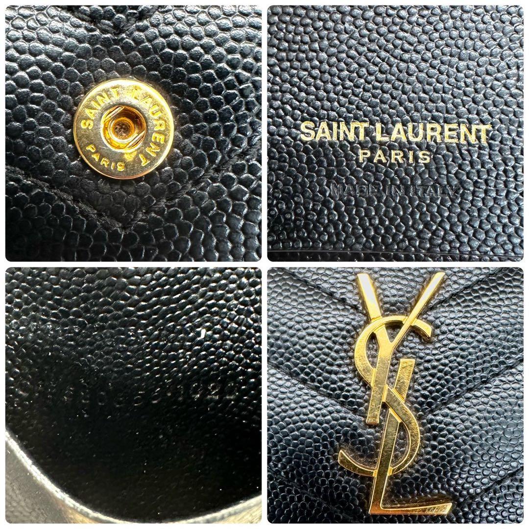 【極美品】サンローラン キーケース 6連 カサンドラ YSL ブラック 黒