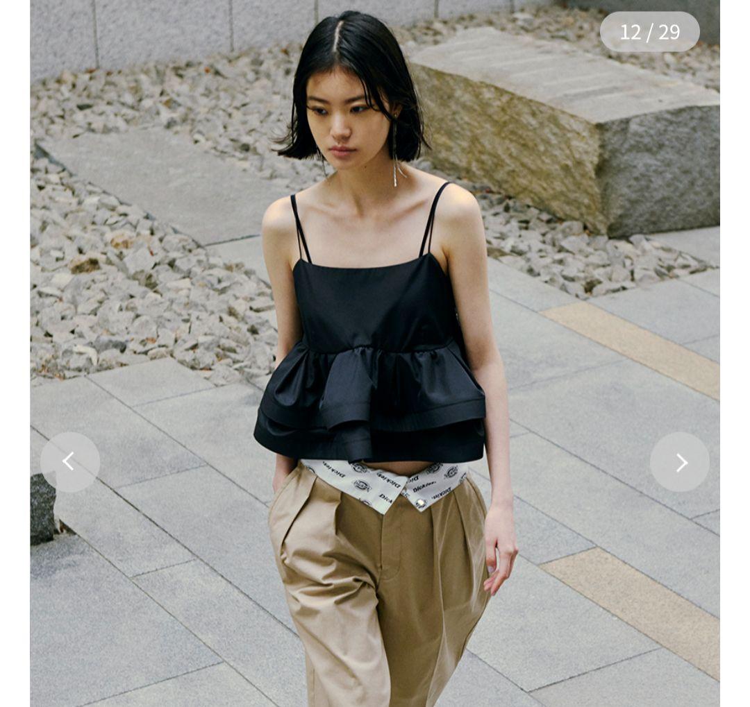 FRAY I.D　ラッフルヘムデザインキャミソール