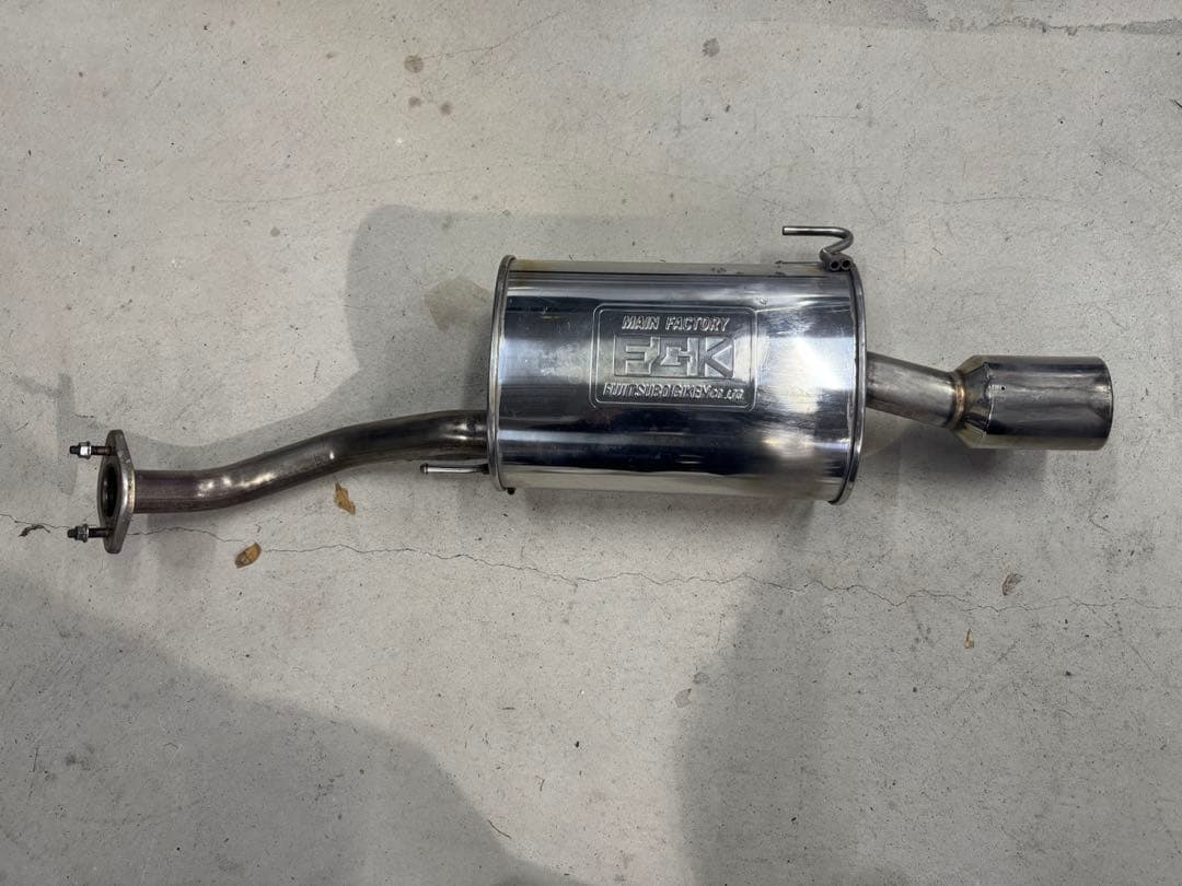 マーチ　k13 純正オプションマフラー　フジツボ製　1.2リッター用