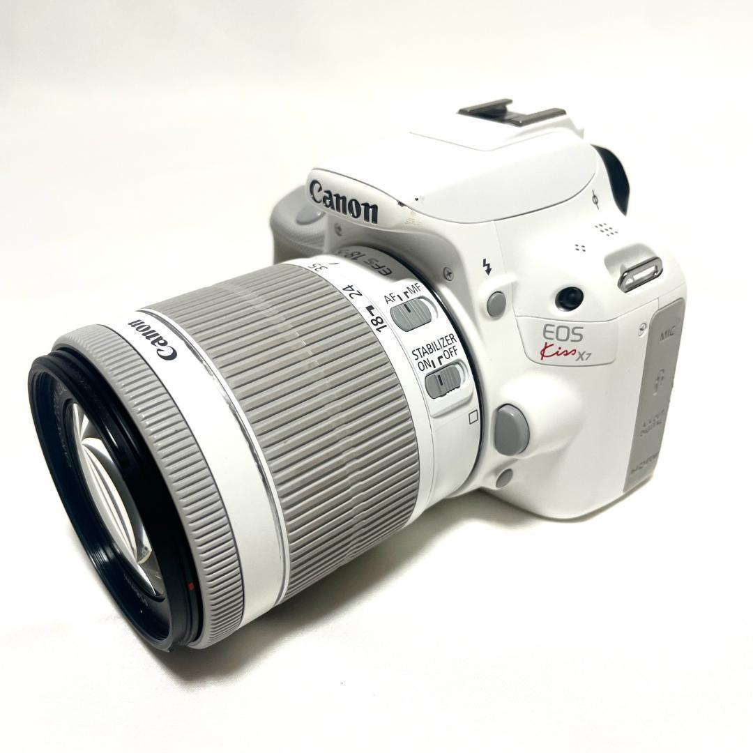 手軽に本格派❣️ Canon EOS Kiss X7 ホワイト すぐ撮れる✨