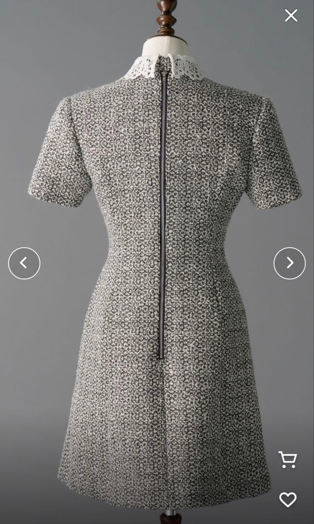 エミリアウィズ　ツイード　ワンピース　期間限定お値下げ中