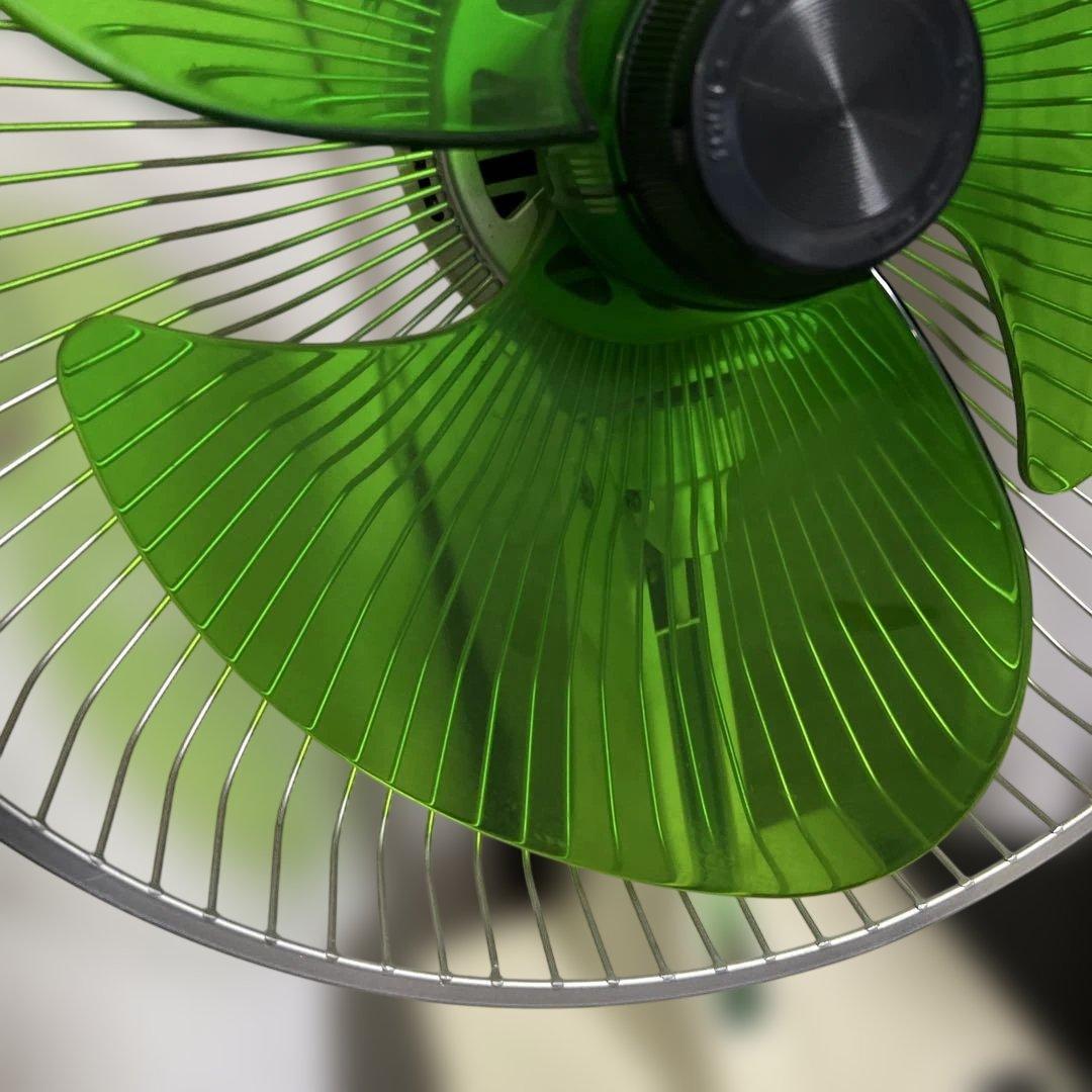 レアなグリーン　SANYO EF-6JB 家庭用扇風機