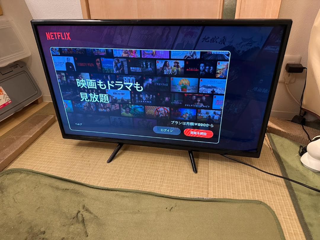 ASTEX　32型 チューナーレス テレビ AI-32TLS　Netflix可！