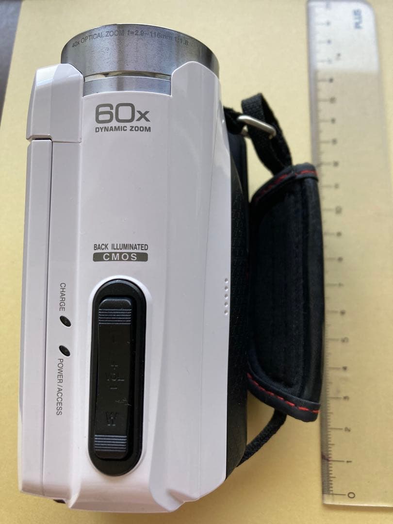 JVC フルHD ビデオカメラ 60倍ズーム 防水　専用ケース付き