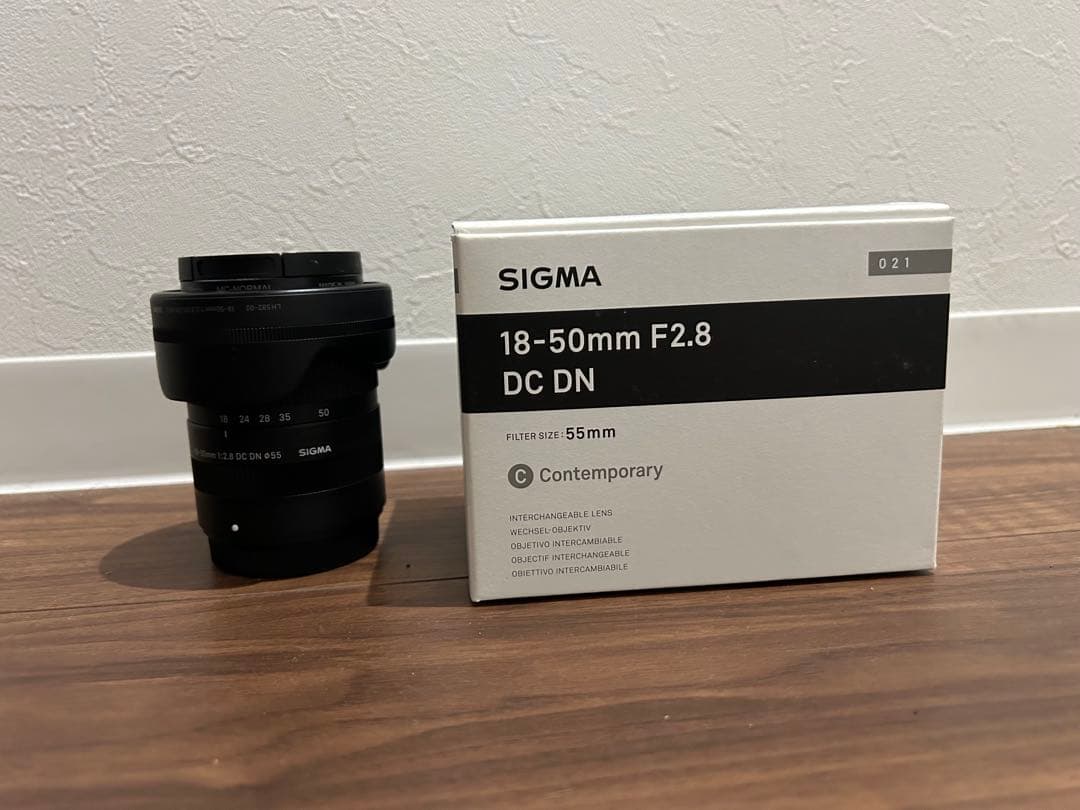 レンズ(ズーム) sigma 18-50mm f2.8