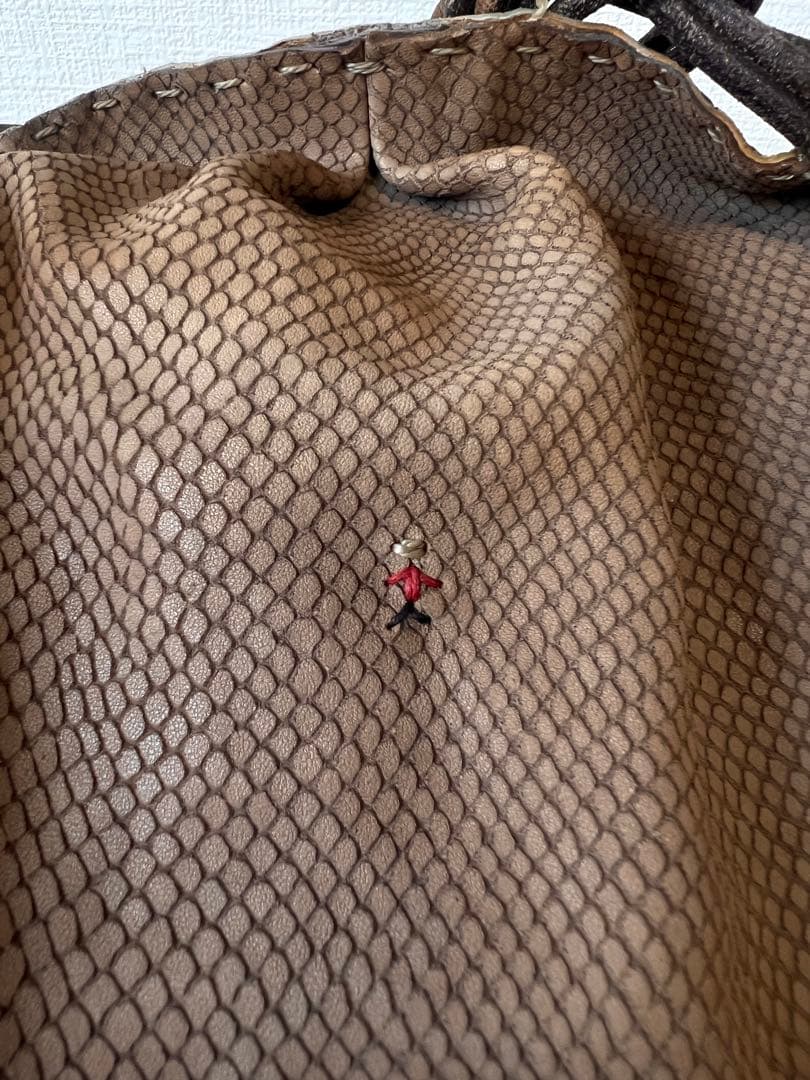 HENRY BEGUELIN パイソン ハンドバッグ トート エンリーベグリン