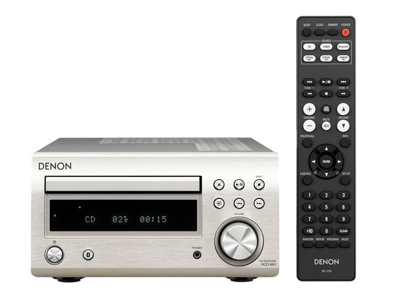 新品/未使用品 Denon CDコンポ RCD-M41 Mシリーズ シルバー