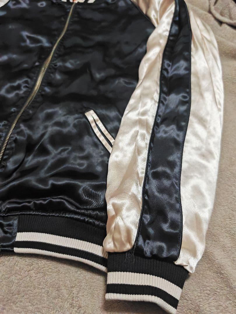 美品 絡繰魂 super 日本 限定 スカジャン unisex 100%silk