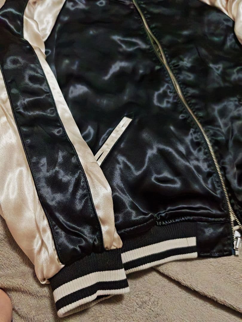 美品 絡繰魂 super 日本 限定 スカジャン unisex 100%silk