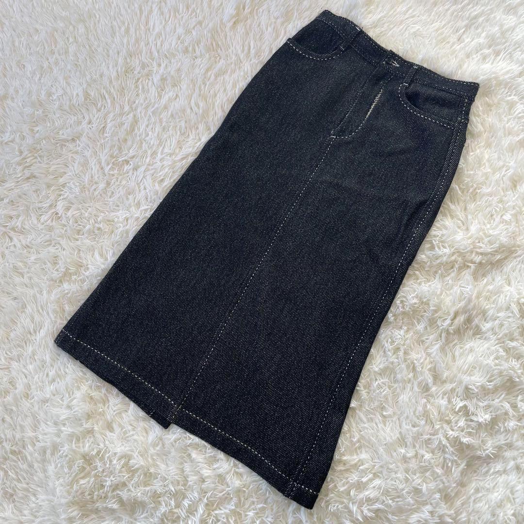 トリココムデギャルソン　ウールスカート ステッチ