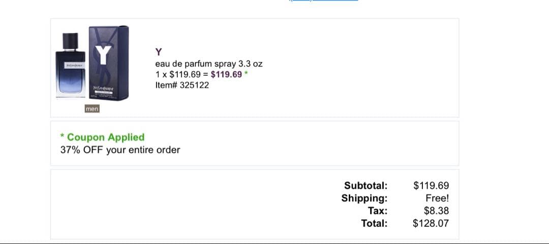 香水(男性用) Y MEN Eau de Parfum 100ml