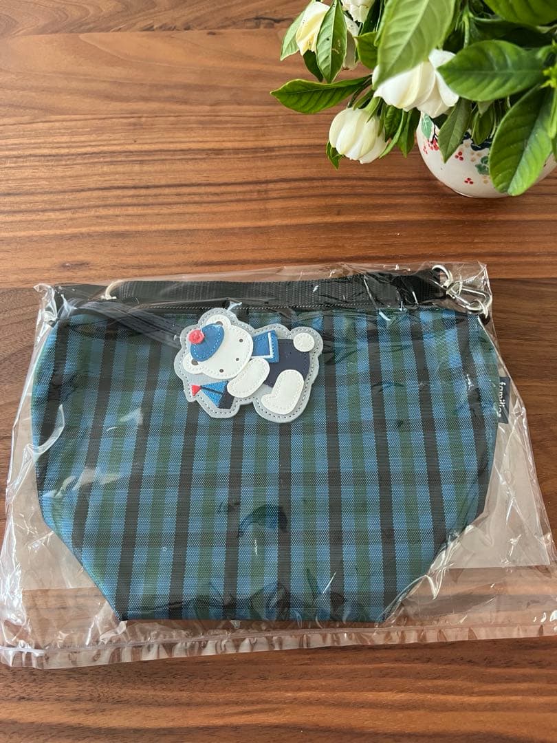 ファミリア 舟形ポシェット ショルダー XB 青系