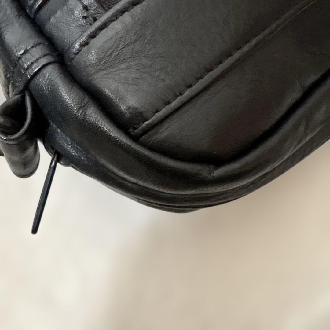 美品✨ポーター　ビジネスバッグ　オールレザー　2way ブラック　シボ革