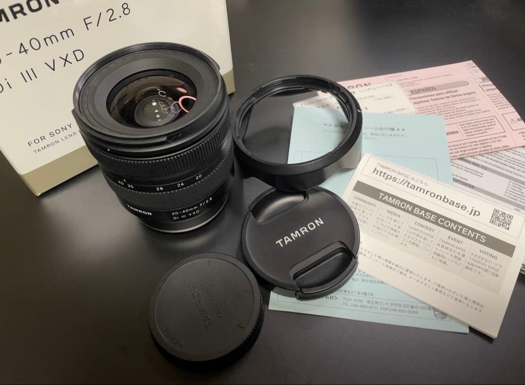 TAMRON 20-40mm F/2.8 Di III VXD Eマウント