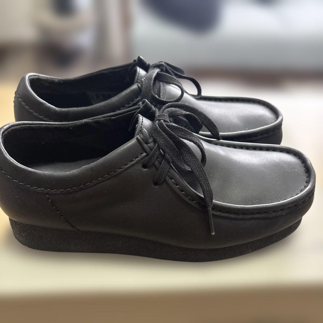 clarks ワラビー　23.0 ブラック