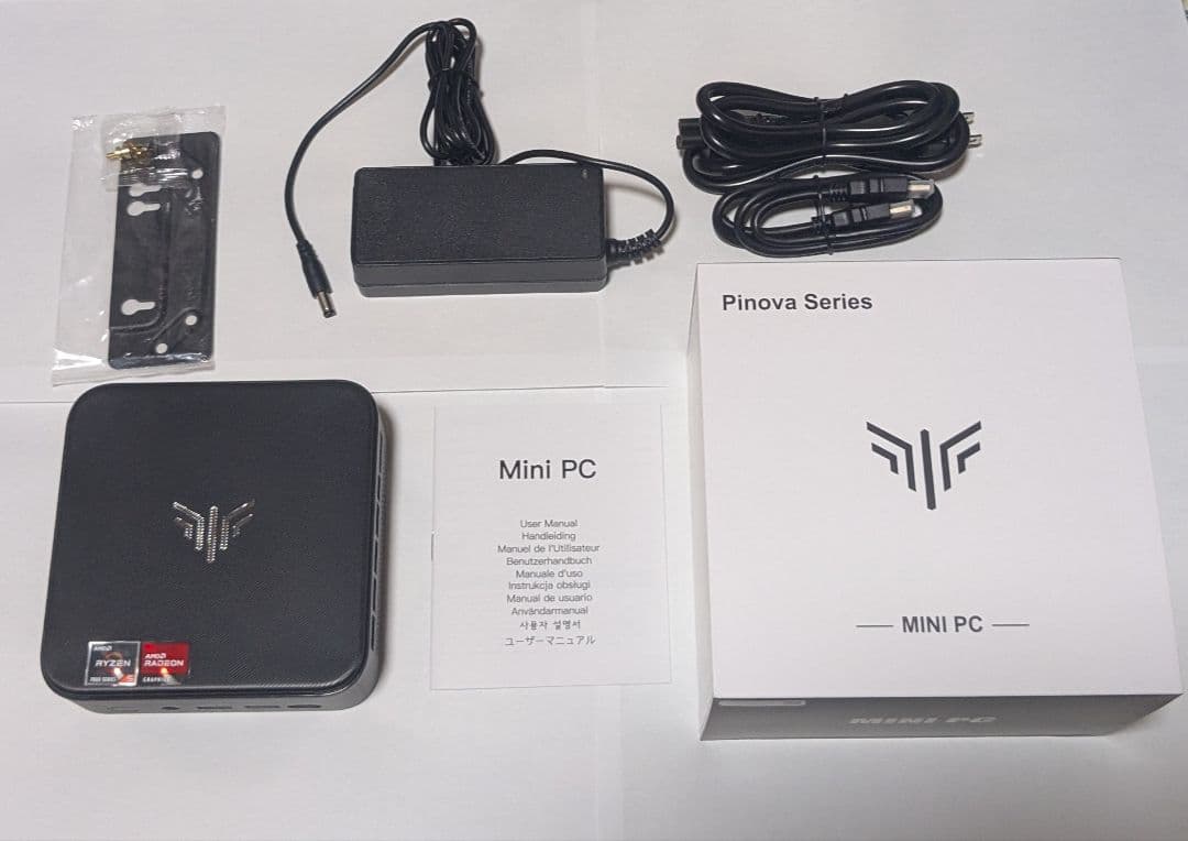 NIPOGI ミニPC Ryzen5 7430U メモリ増設+OEM認証確認済