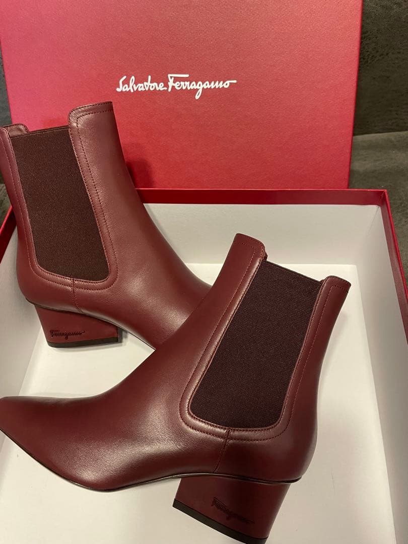 Salvatore Ferragamo サイドゴアブーツ 4 1/2