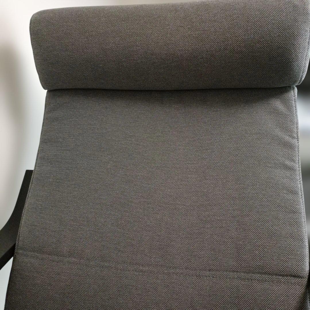 【kayo】イケア　グレー　パーソナルチェア　ポエング