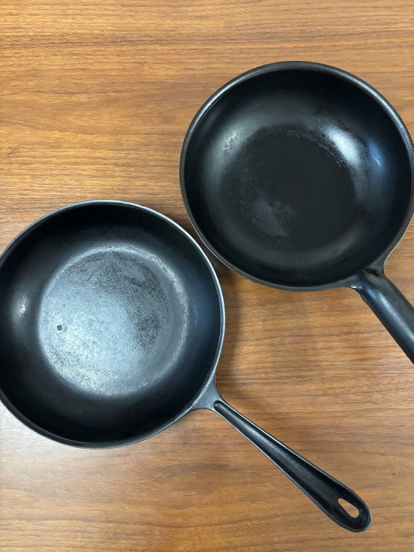 錦見鋳造 魔法のフライパン 中華鍋　フライパン2個セット