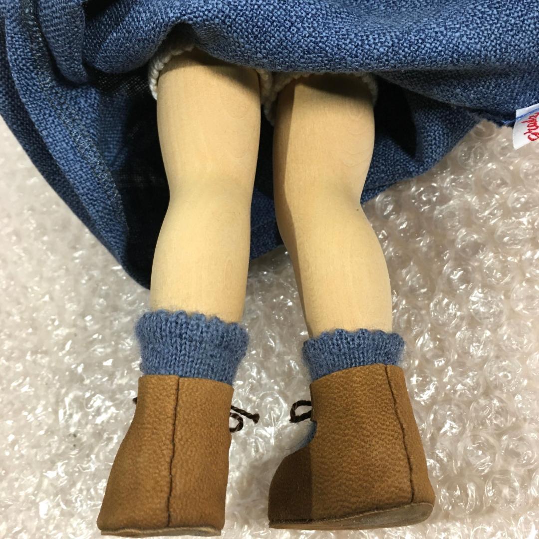 ○[美品] ポングラッツ人形 pongratz オールウッド 木製人形37cm