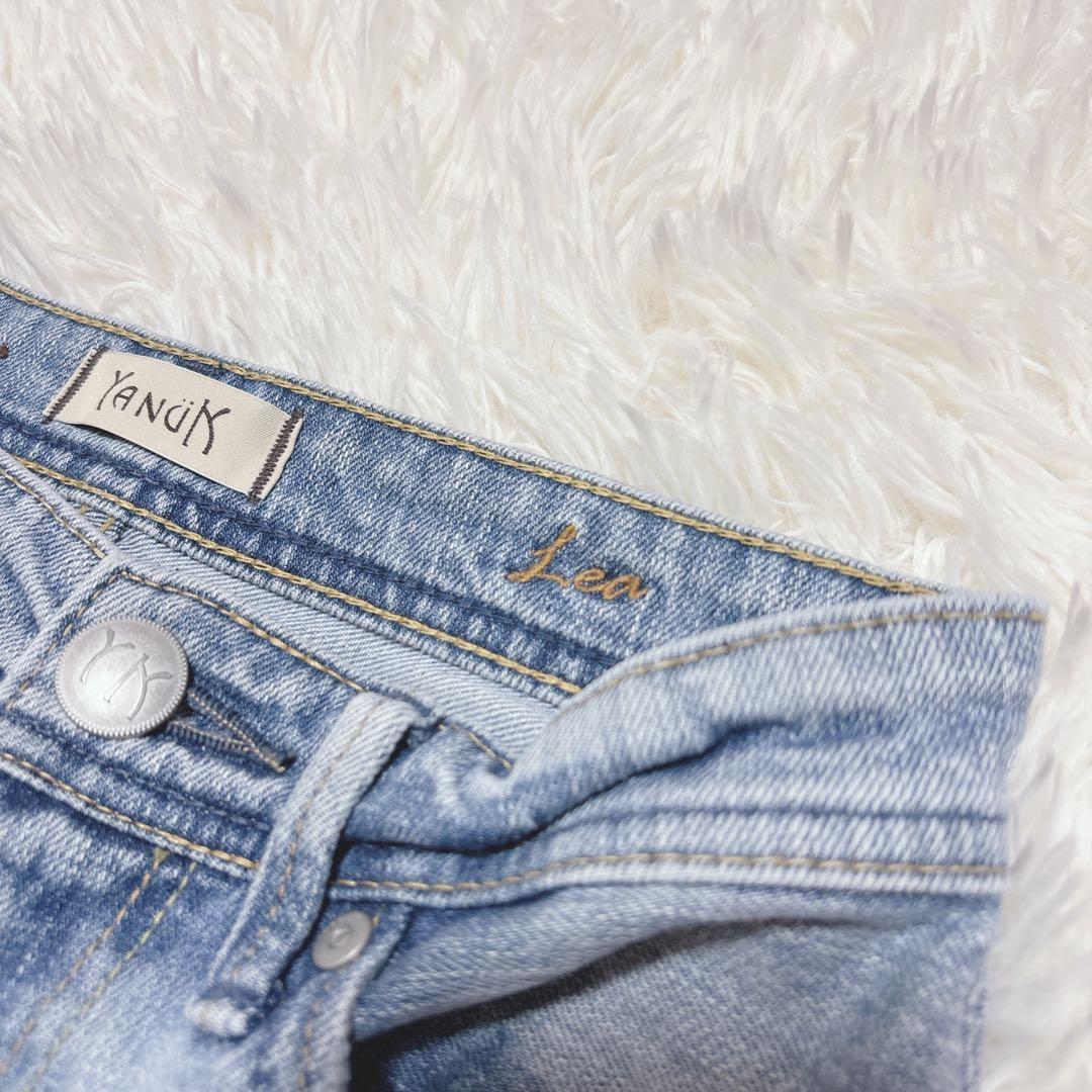 完売品　YANUK Lea レア ストレートデニム ボーイズ セミフレア
