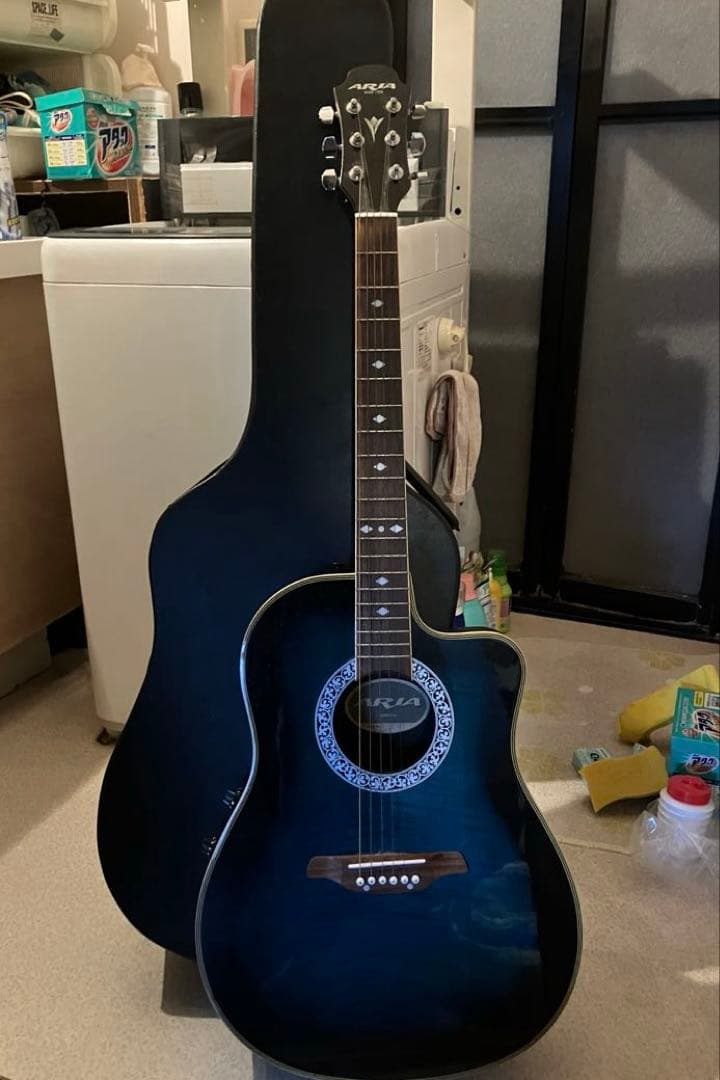 エレアコ　アリアAMB-35 ARIA ギター　ハードケース付