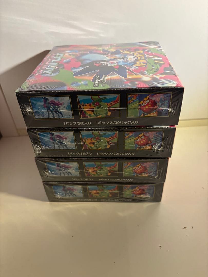 シュリンク付きBOXポケモンカード インフェルノX 4個セット