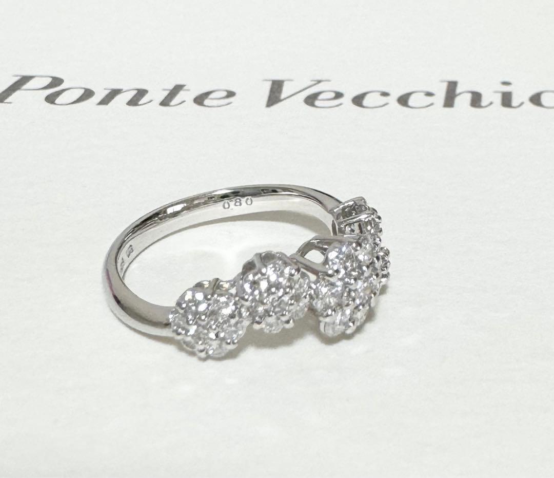 M*様 ポンテヴェキオ　フラワーダイヤモンドリング　11号