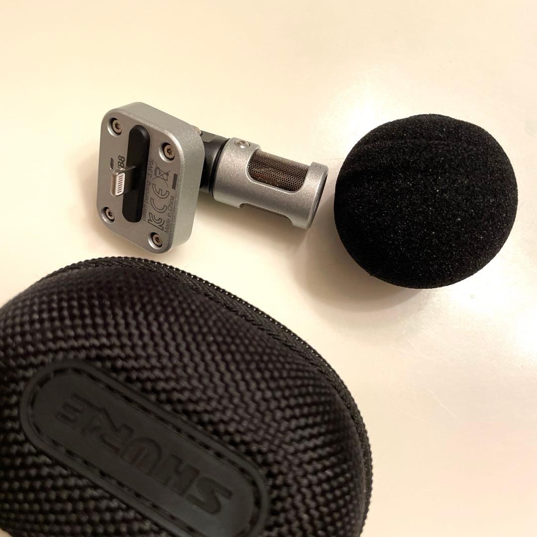 SHURE motive mv88デジタル・ステレオ・コンデンサー・マイクロホン