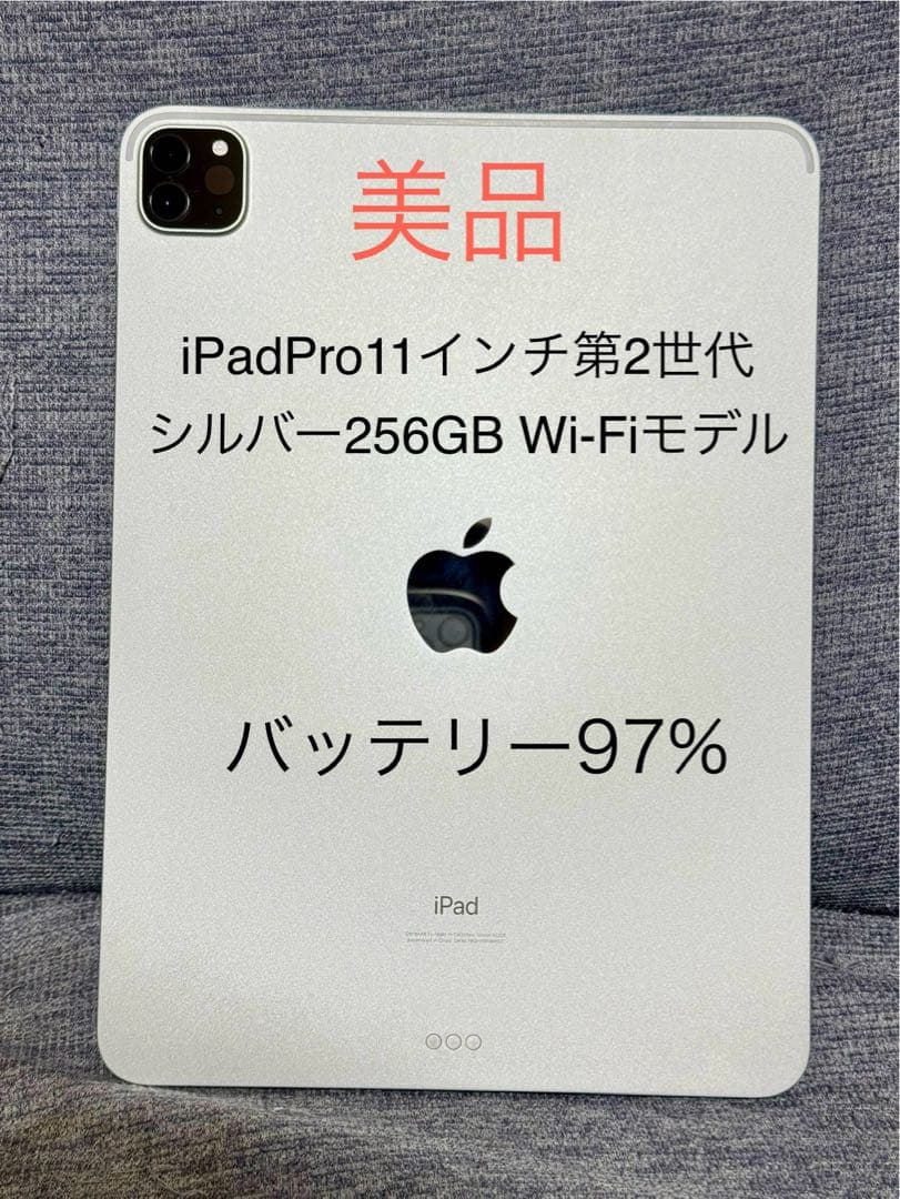 【美品】iPad Pro 11インチ 第2世代　256GB Wi-Fiモデル