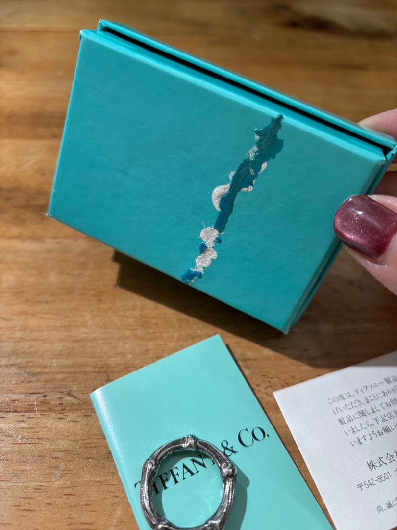 ティファニーバンブーリング９～10〜11号Tiffany & Co.シルバー箱付