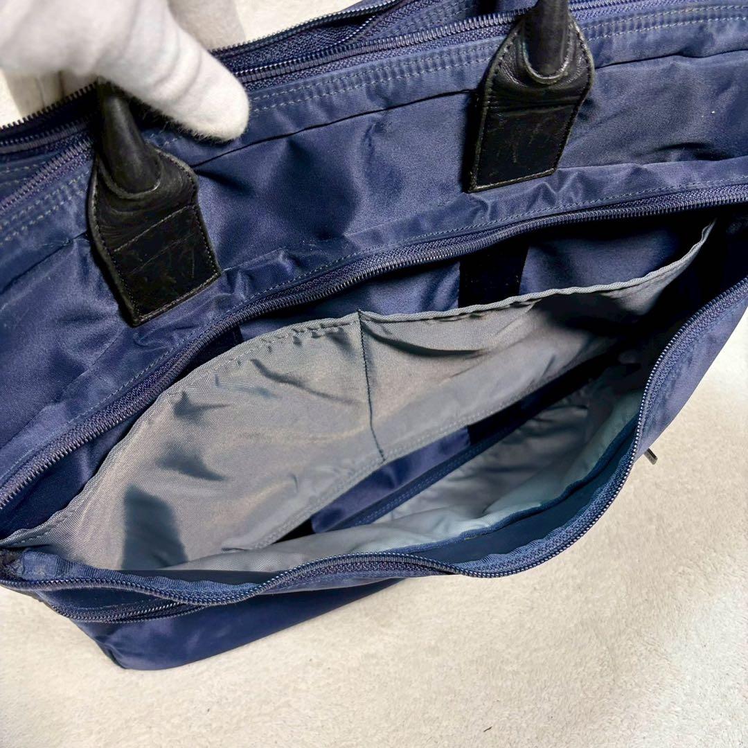 【美品✨】ポーター タイム 2WAYビジネスバッグ　ブリーフケース　ショルダー付