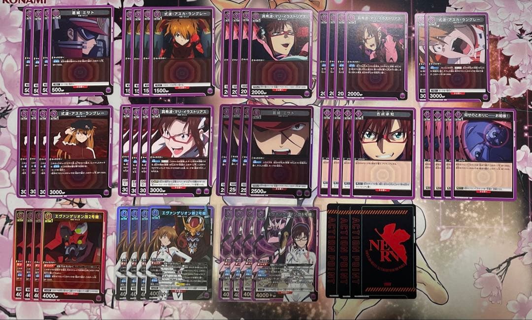 WILLE 新2号機 改8号機 アスカ マリ デッキ　スタートデッキプロモ入り