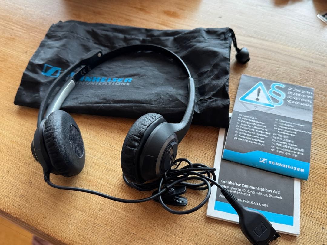 Sennheiser ゼンハイザー　SC260 ヘッドセット　中古美品