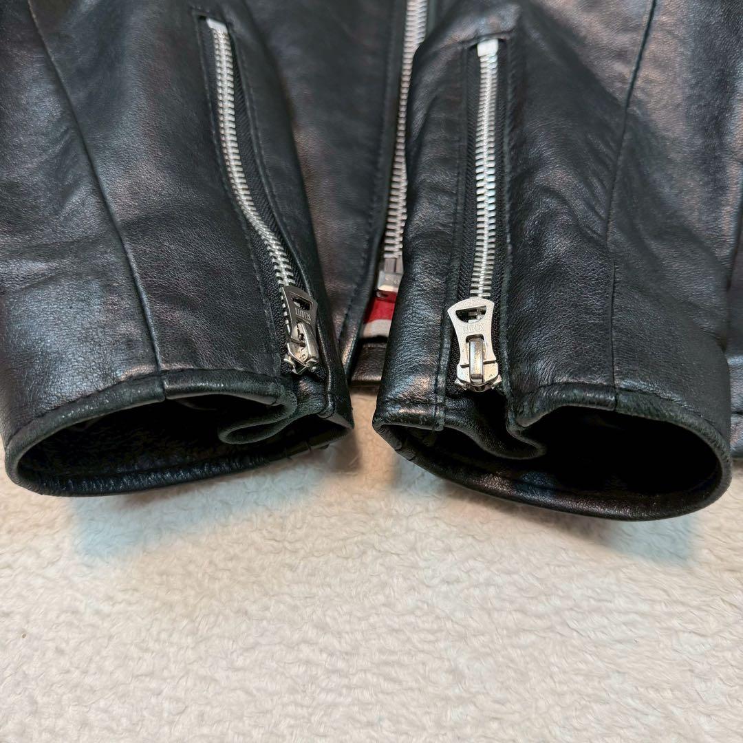 SCHOTT TAKEO KIKUCHI ライダースジャケット ラムレザー