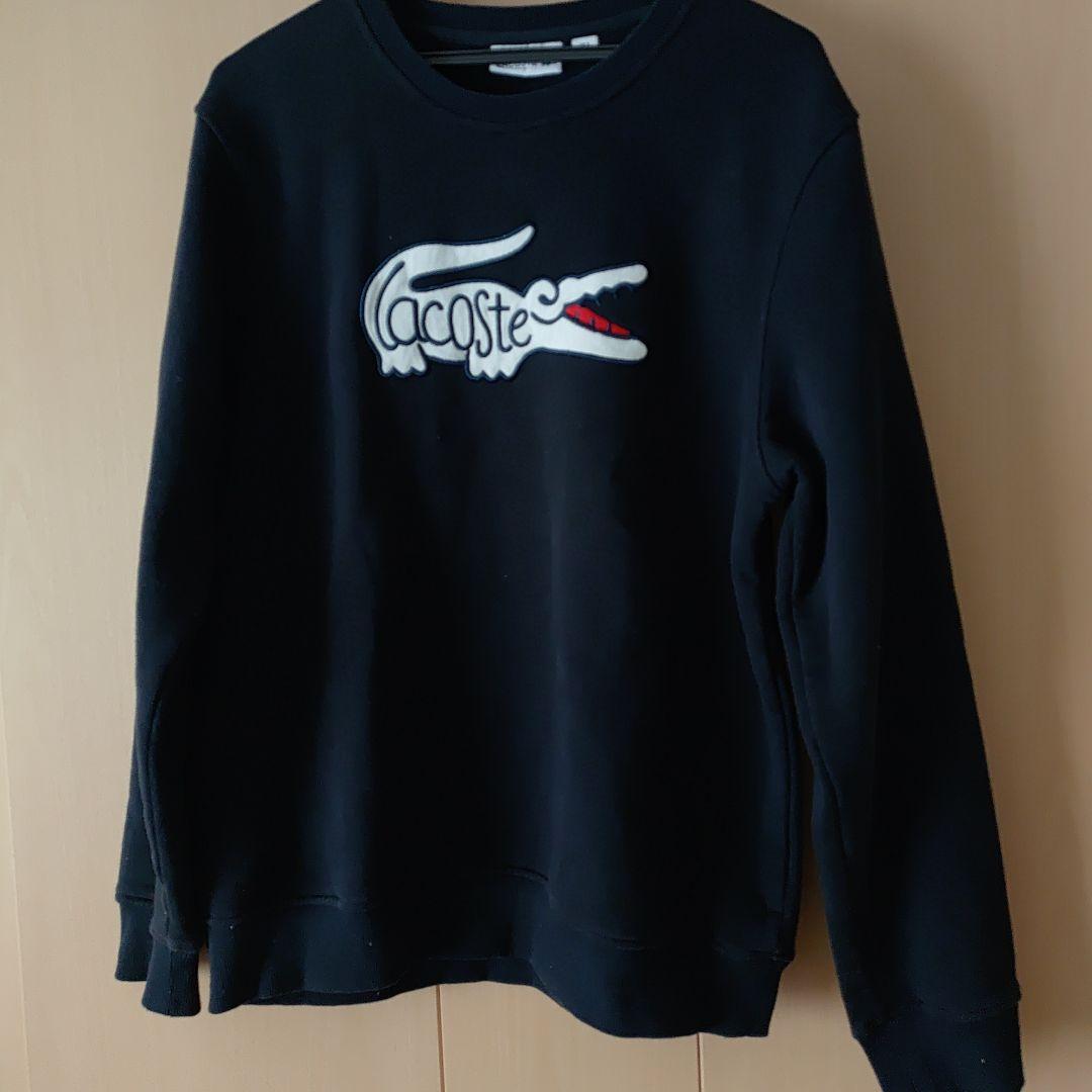 ●ラコステ●スウェット●L●ブラック●トレーナー●