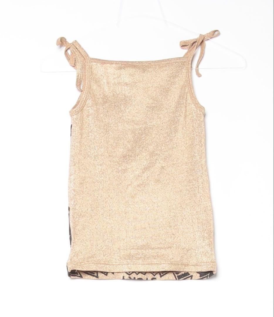 【美品】初期 ヒステリックグラマー キャミソール 平成 ギャル ゴールド y2k