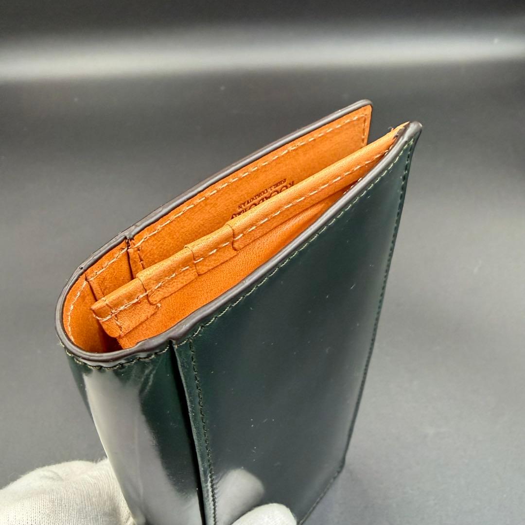 シェルコードバン ROCADO ロカド 二つ折り 長財布 財布 小銭入れ 馬革