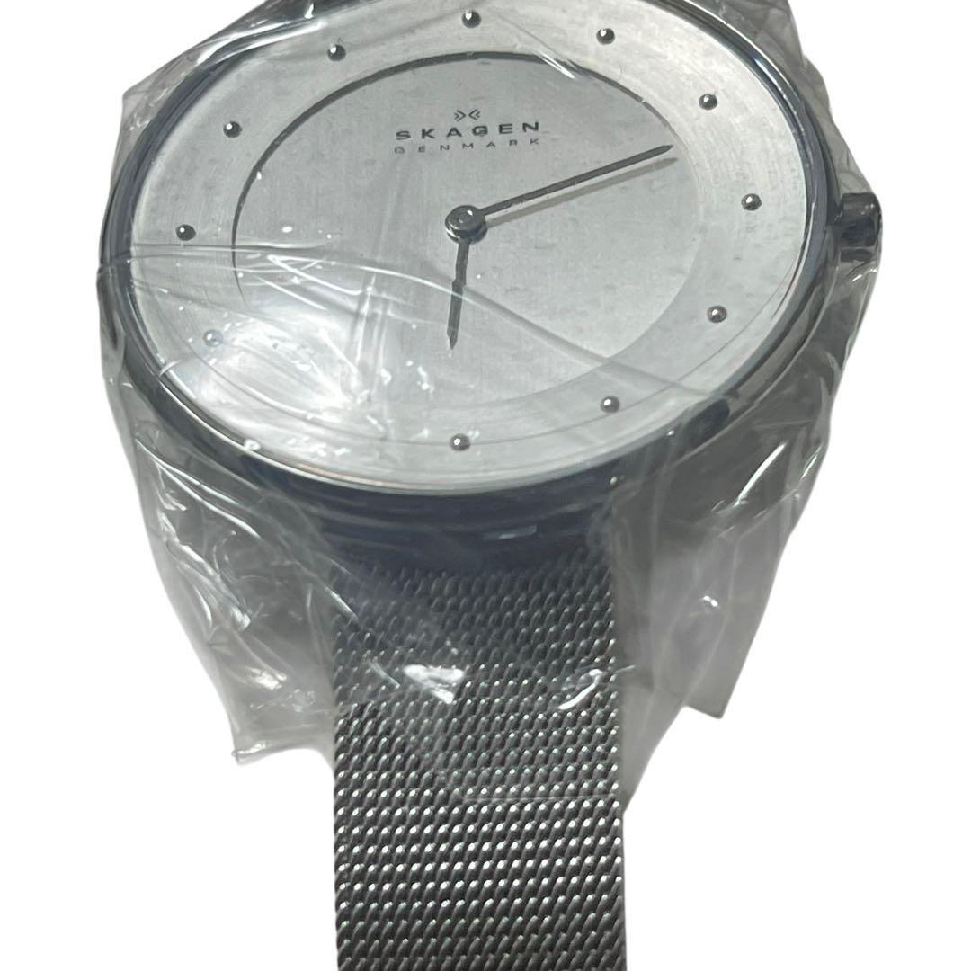 SKAGEN シルバー ミニマリスト時計 箱付き